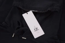 C.P. (CP) Company NWT Hoodie Sweat Shirt Size 48 S In Solid Black Cotton 