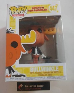 Funko Pop! Animation 447 Rocky & Bullwinkle - Bullwinkle Pop Figure FU33460