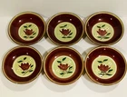 Stangl Pottery MCM Magnolia Pattern 5.5" Dessert Fruit Berry Bowls Set of 6 EUC!