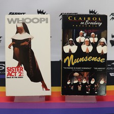 Sister Act 2 VHS + Nunsense (Clairol On Broadway) VHS Musical