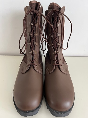Jungle Brown Combat Boots WP Wellco Army Military Boots - Picture 22 of 29
