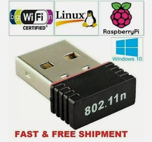 Lot of 1~1000 Mini USB WiFi WLAN Wireless Network Adapter 802.11 Dongle RTL8188 - $1599.89