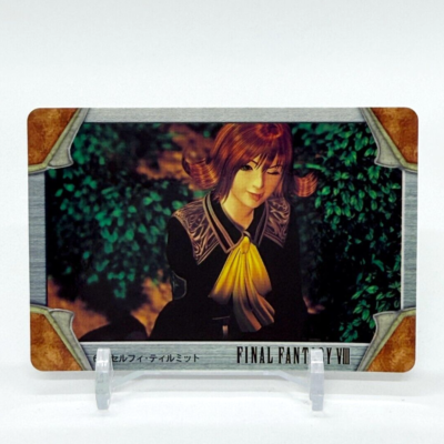 Selphie Tirmit Final Fantasy Ⅷ Card 1999 SQUARE BANDAI Japan #65
