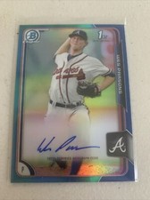 2015 Bowman Chrome Prospect Auto Blue Refractor Wes Parsons 132/150