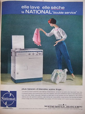 PUBLICITÉ DE PRESSE 1954 GODIN CUISINIERE CHAUFFAGE CUISINE FROID