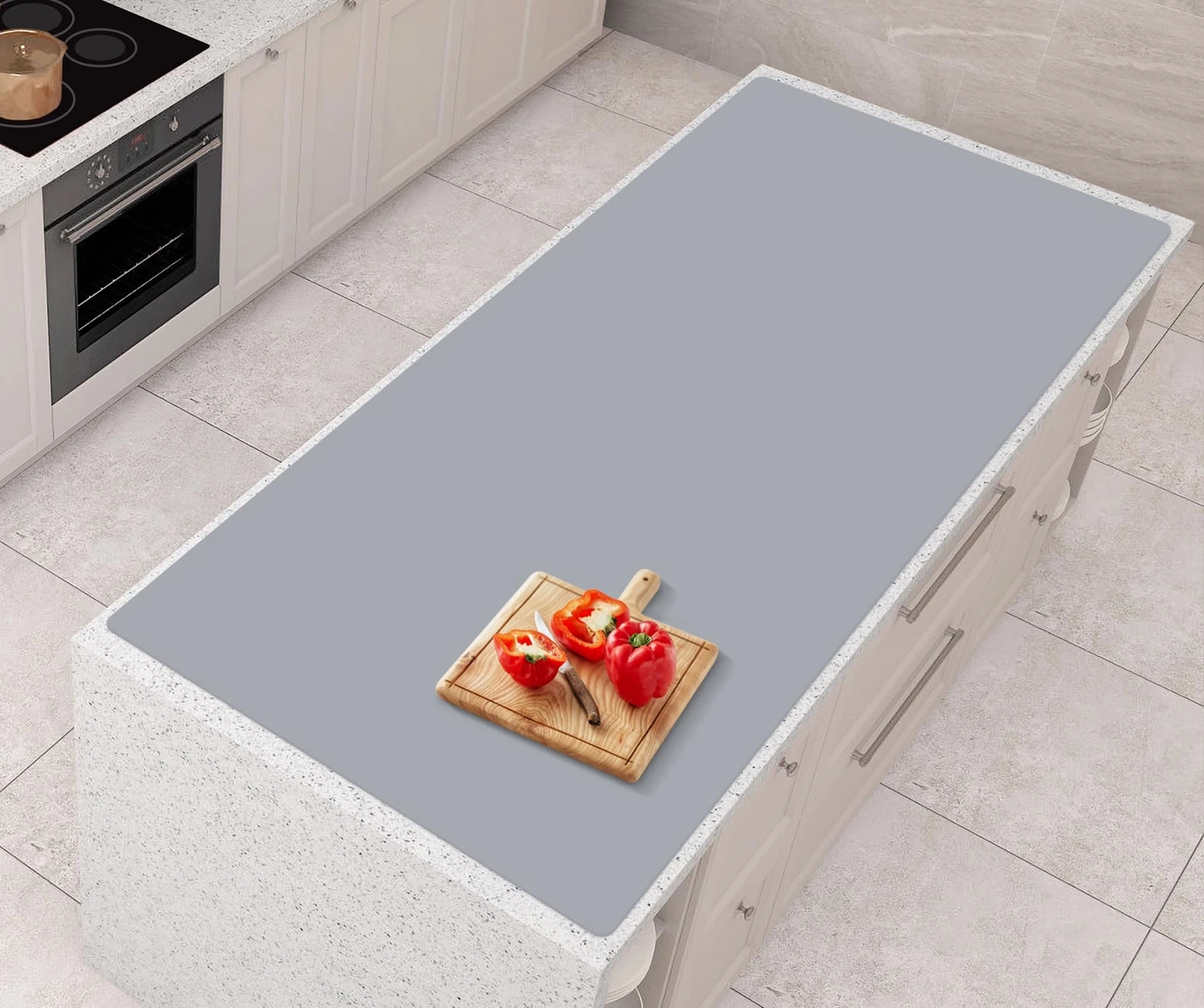 Silicone Mats for Kitchen Counter 47"x23.6"x0.08” Largest Heat Resistant Mat ...