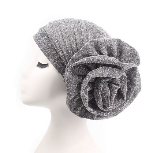 Muslim Women Turban Hat Stretch Hat Hair Loss Bonnet Beanie Scarf Islam Headwear - Picture 12 of 42