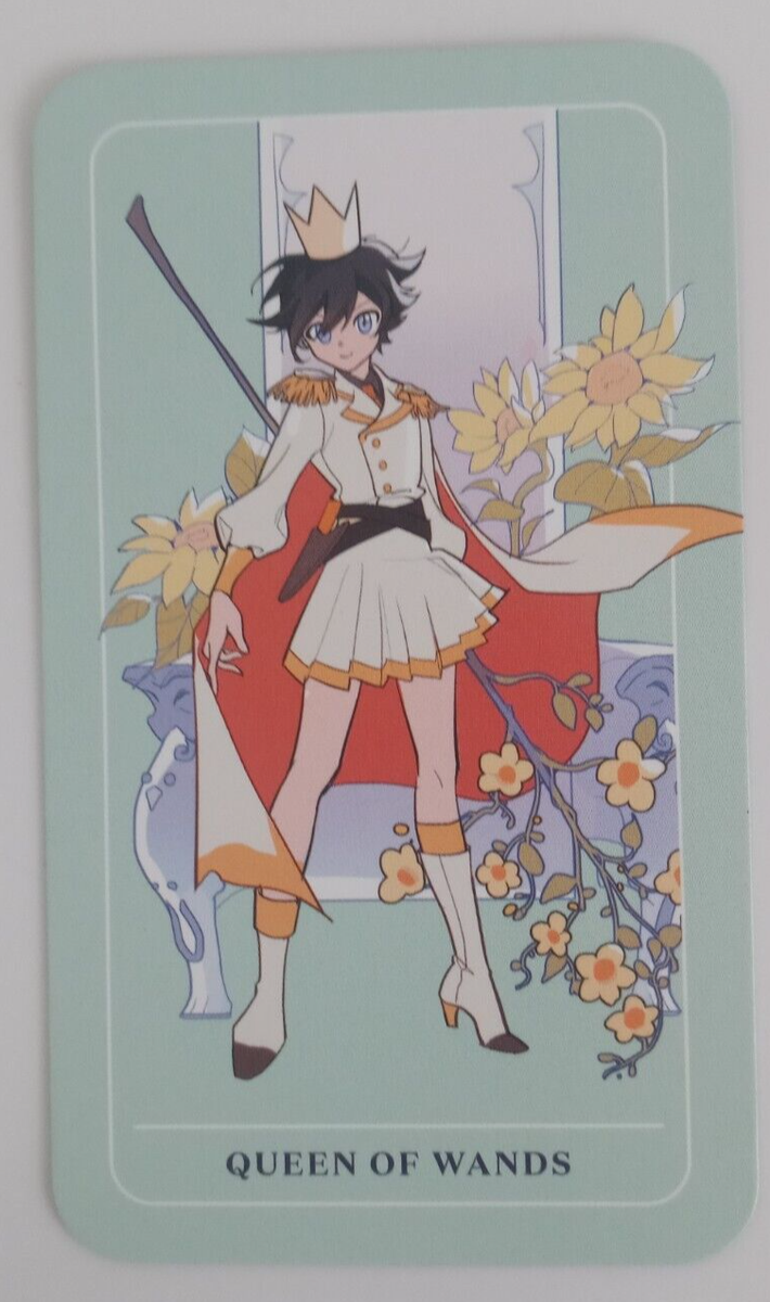 Natasha Vglesias Anime Tarot Card Queen Of Wands | eBay