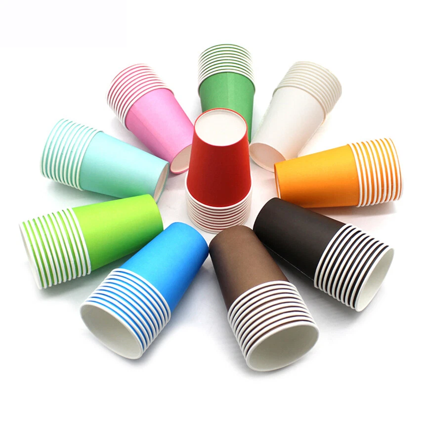 Disposable Cup Pink Green Blue Red Color High Quality Plastic Cup