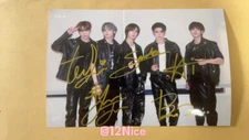 TXT GROUP Limited Autographed Hand Signed Photo 4*6 Photograph 2025 #12Nice