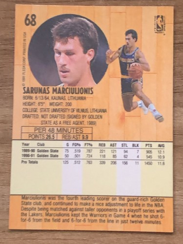 Fleer 91-92 NBA Basketball Team single cards. - Picture 79 of 379