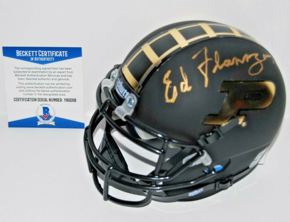 Ed Flanagan Autographed Signed (Purdue 