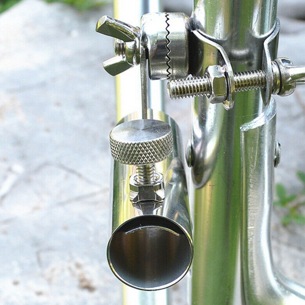 Practical Clamp Stainless Steel Clip Chair Mount Fishing Rod Holder