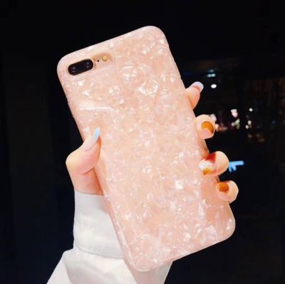 Für iPhone X XS Marmor Stoßfest Silikon Schutzhülle Case Cover Pink