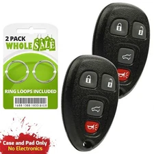 2 Replacement For 2007 2008 2009 2010 2011 GMC Acadia Key Fob Control Shell Case