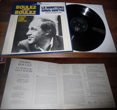 PIERRE BOULEZ / RENE CHAR - Le Marteau Sans Maitre LP ORG French Ades Avant gard