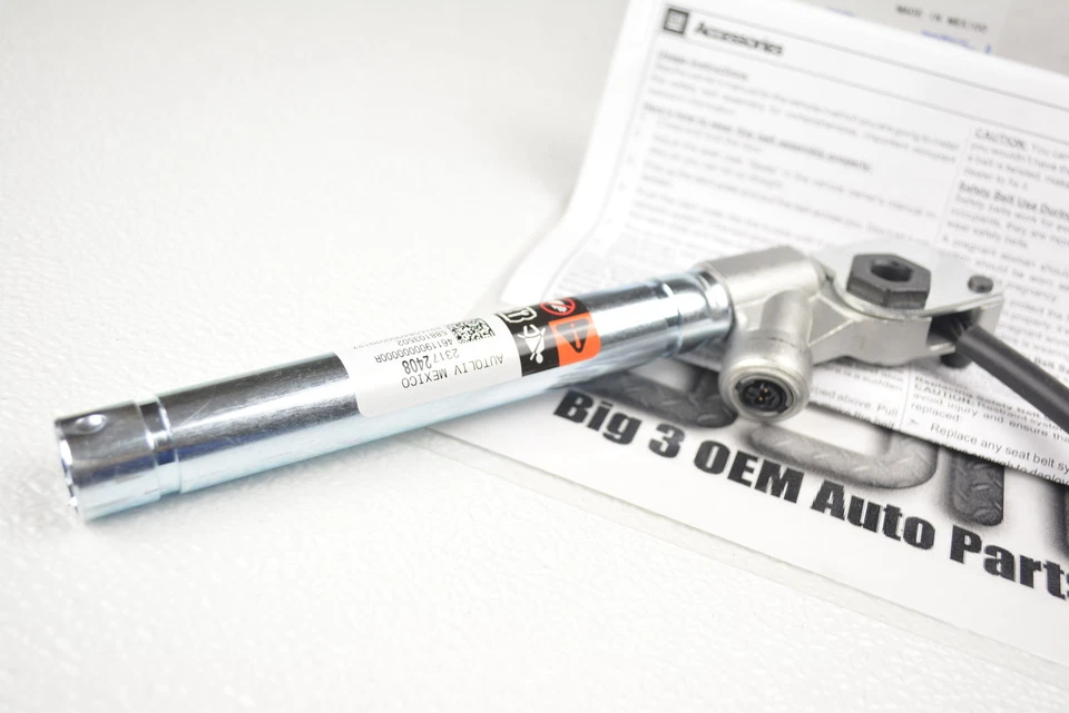 雪佛兰 Equinox GMC 地形乘客安全带张紧器套件全新原始设备制造商 19256045 — 第 2/4 张图片