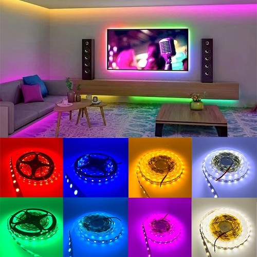 5Meters/Roll 12V 60leds/m 5050 SMD RGB Waterproof 300LEDs LED Rope Strip Light
