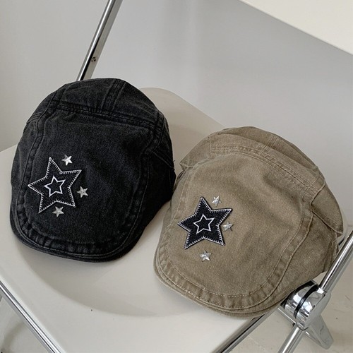 Kurz Eave Star Cowboy Hut Baumwolle Alte Kappe machen Vintage Berets Frauen