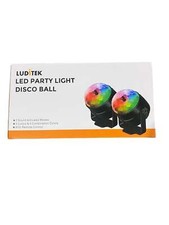 Luditek, 2-Pack, Sound Activated, Party Lights, Remote Control, Dj Lighting