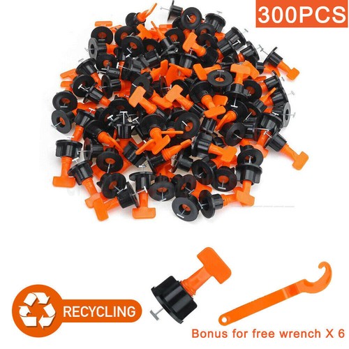 Tile Leveling System 50-300Pcs Clips Levelling Spacer Tiling Floor Wall Wrench - Picture 17 of 17