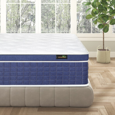 12/14 Inch Mattress in A Box Twin Full Queen King Size Hybrid Spring Memory Foam