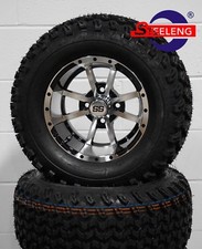 GOLF CART 12" STORM TROOPER WHEELS / RIMS and 23" ALL TERRAIN TIRES 4 