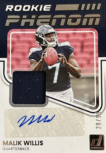 2022 Panini Donruss Malik Willis #RPA-3