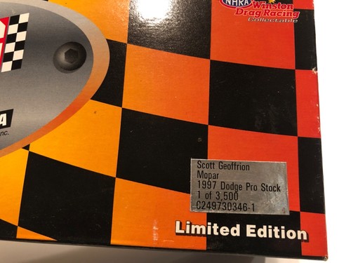 Sia Darrell Alderman che Scott Geoffrion Mopar 1997 Dodge NHRA Pro Stock 1/24 - Foto 12 di 14