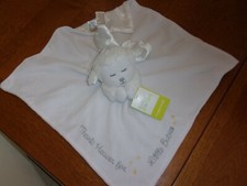 THANK HEAVEN LITTLE BABIES WHITE LAMB SHEEP BABY STARTERS security BLANKET