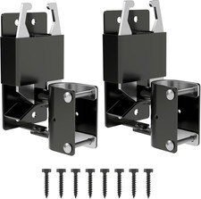 2 Way Gate Latch, Heavy Duty Lockable Two Way Farm Gate Latch for Metal Tube Gat