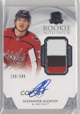 2020-21 Upper Deck The Cup Rookie 100/249 Alexander Alexeyev #113 Patch Auto av1