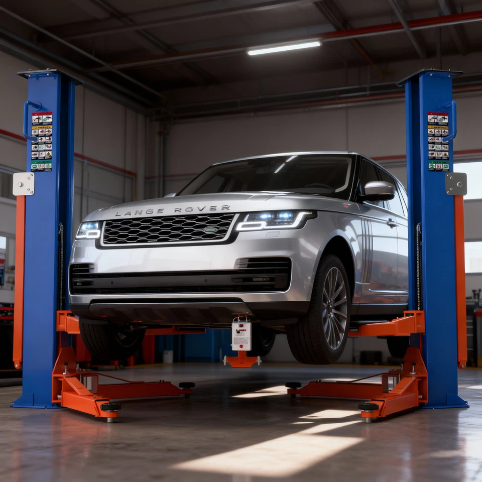 Elevación automática de 2 postes (8000 libras) - Equipo de elevación de auto de alta resistencia, envío gratuito Foto 3 de 4