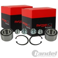 2X Metzger RADLAGER-SATZ Vorne Passend FÜR Honda Civic Links+Rechts | WM 7469