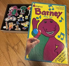 Barney Colorforms Vintage Toy Color Forms Play Set