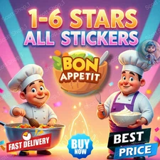 (Gold Available )MONOPOLY Sticker Go_ 1/2/3/4/5/ 6 🌟🌟🌟🌟🌟🌟FAST SHIPPING ⚡