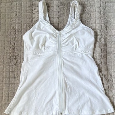 Amoena Hannah Camisole - White (Great Daily Lounge Top / Missing Inserts)