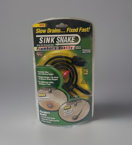 Sink Snake Shower  Dredger Unclog Drain Hair Removal As Seen On TV - Afbeelding 1 van 7