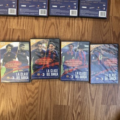 La Clase Del Barca DVD Set 1-10 FC Barcelona Training Series