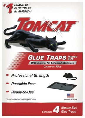 Tomcat Glue Traps Mouse Size with Eugenol for Enhanced Stickiness
