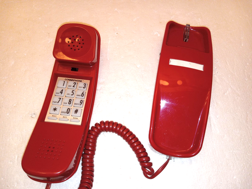 Telefono Vintage ROSSO Pulsante Trimline Princess - Foto 2 di 3