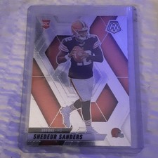 2025 Panini Mosaic Shedeur Sanders Rookie #302 Cleveland Browns Football Card