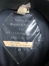 Frühe Bundeswehr luftwaffe gr 57 Offizier zu Uniform 