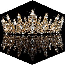 Crown for Women Crystal Queen Crown Princess Tiara, coronas para 15 a os coro...