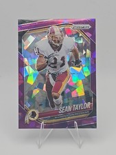 Sean Taylor Prizm Purple Cracked Ice /225 #113 Washington Redskins SP