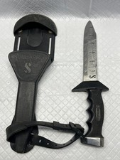 Scubapro Scuba Diving Knife w/ Original Sheath   Stainless Steel