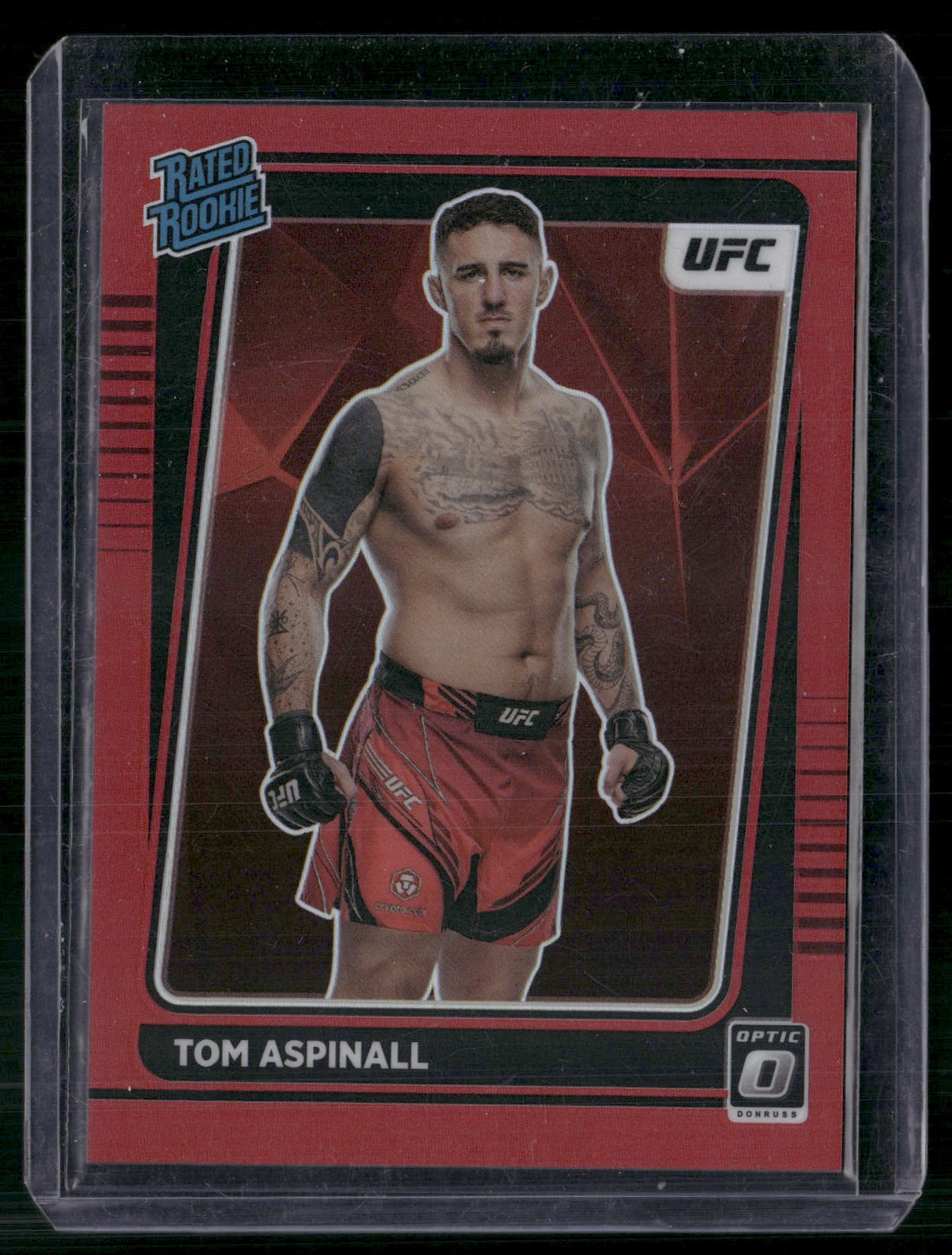 2022 Donruss Optic UFC #120 Tom Aspinall Red #/199