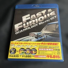 Fast and Furious Quadrilogy Blu ray Set Limited Edition 4 Disc New