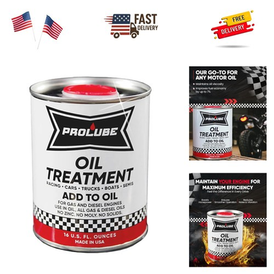 #ad Prolube Engin Oil Treatment 16 oz Engine Oil Additive for Gas amp; Diesel Engines $41.20