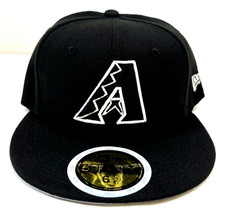Arizona Diamondbacks MLB NE Youth Basic Fitted Hat Black/White